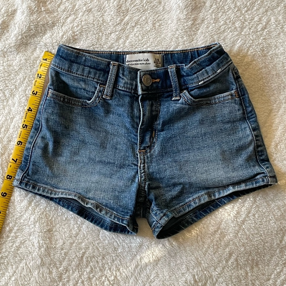Abercrombie Kids Classic Blue Jean Shorts